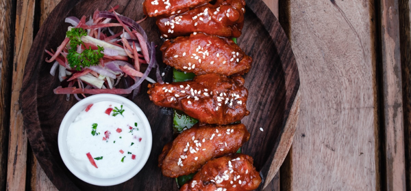 Asinhas de frango ao berbecue